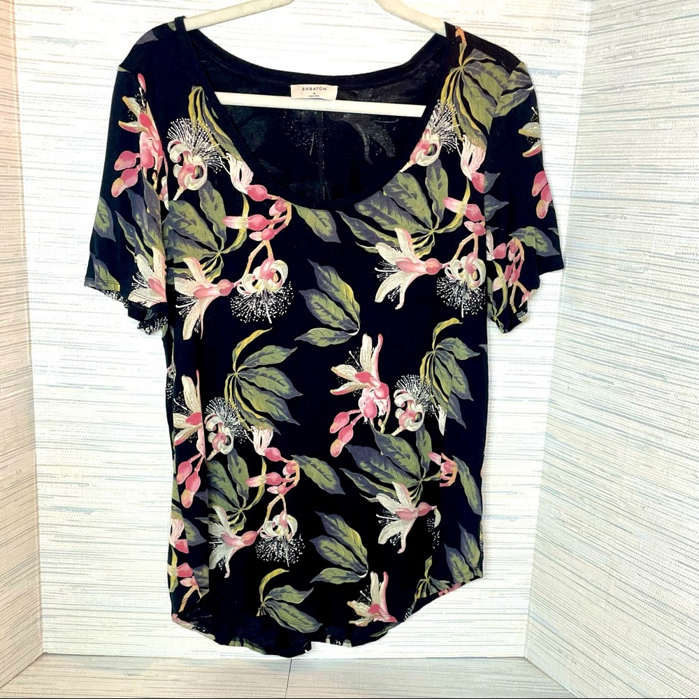 Aritzia * Babaton * Black Floral * Sz M *